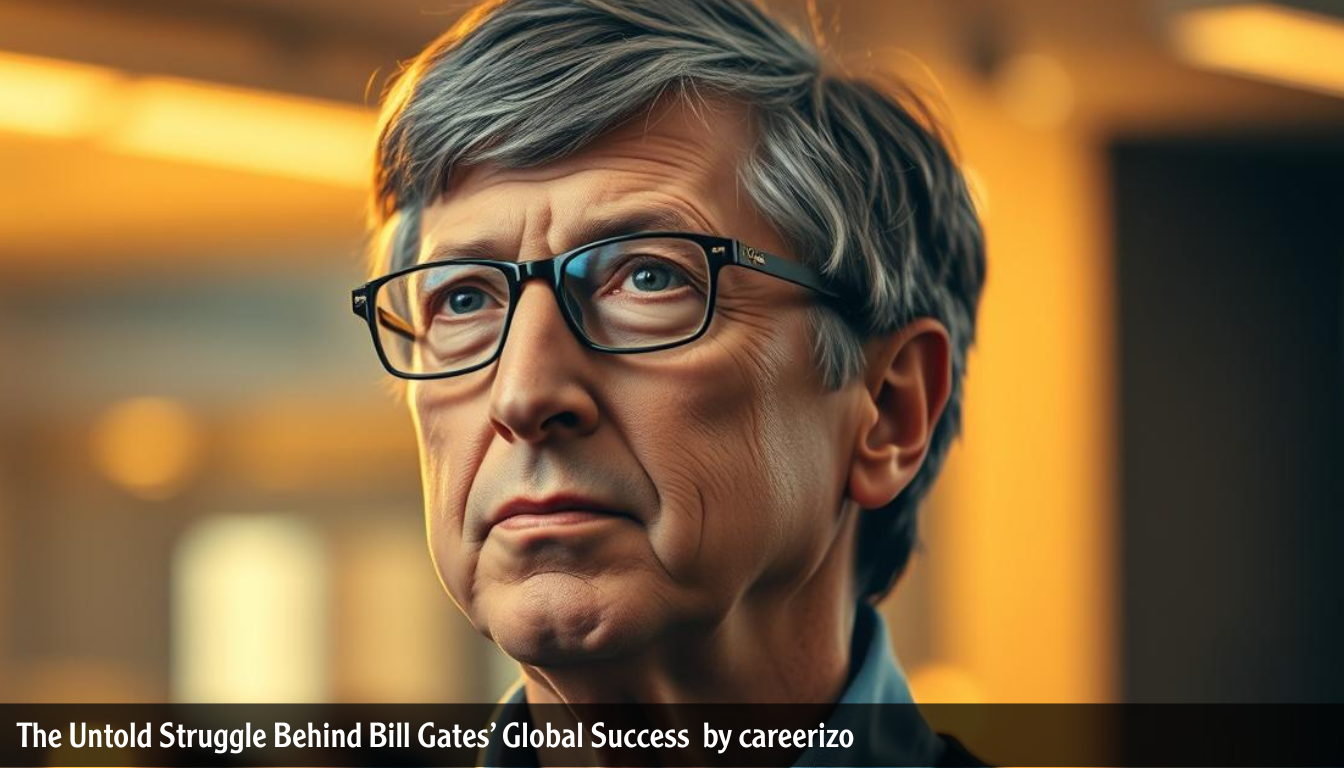 The Untold Struggle Behind Bill Gates’ Global Success by careerizo